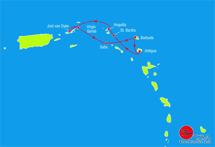 Route der <cite>"Running on Waves"</cite>